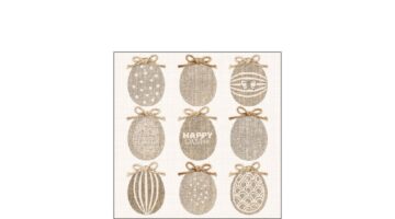 AMB.22516390 Natural Easter papírszalvéta 25x25cm