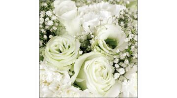 AMB.13316180 Roses Bouquet papírszalvéta 33x33cm