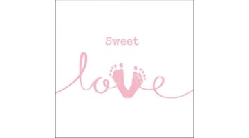AMB.13316050 Sweet Love Girl papírszalvéta 33x33cm