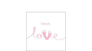 AMB.12516050 Sweet Love Girl papírszalvéta 25x25cm