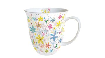 AMB.18415960 Fancy Flowers porcelánbögre 0