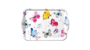 AMB.13716265 Butterfly Collection White műanyag kistálca 13x21cm