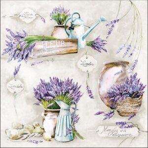 AMB.13315930 Fleur de Provence papírszalvéta 33x33cm