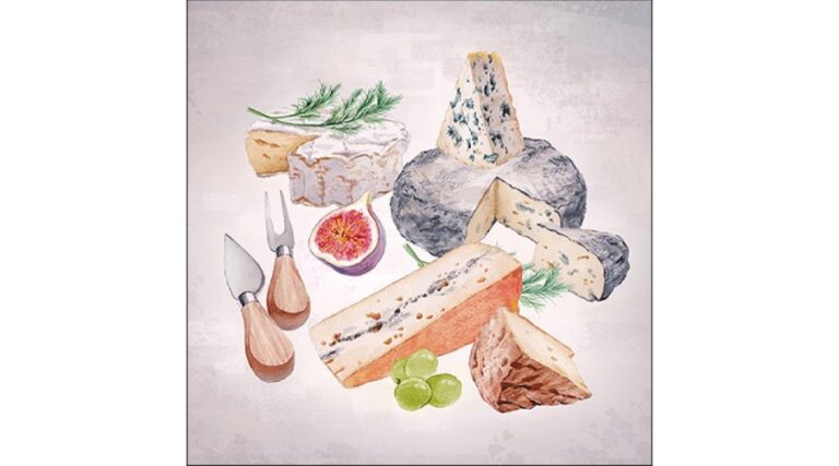 AMB.13316055 Fromages papírszalvéta 33x33cm