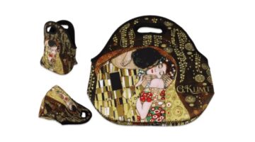 H.C.022-1001 Neoprén szendvicstáska 30x28cm Klimt:The Kiss