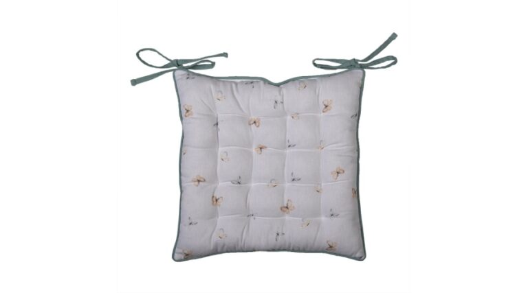 CLEEF.FOB29 Székpárna 40x40cm kötős 100% pamut