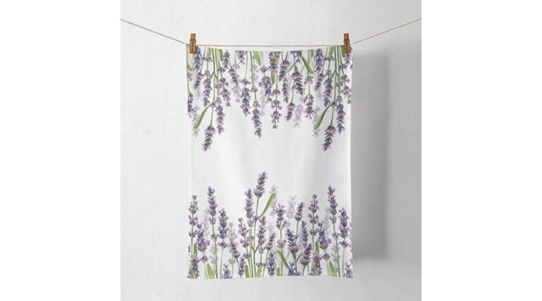 AMB.17815985 Lavender Shades White konyharuha 50x70cm
