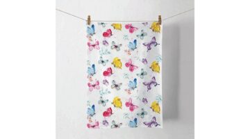AMB.17816265 Butterfly Collection White konyharuha 50x70cm
