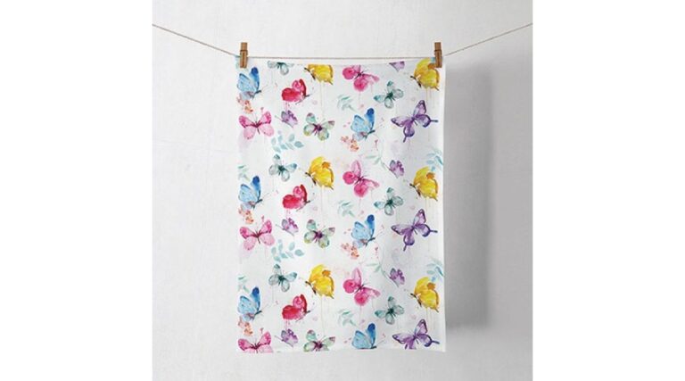 AMB.17816265 Butterfly Collection White konyharuha 50x70cm