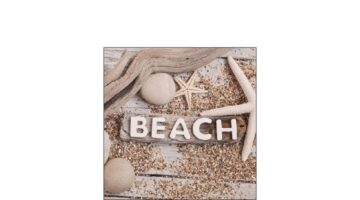 AMB.12515885 Beach Wood papírszalvéta 25x25cm