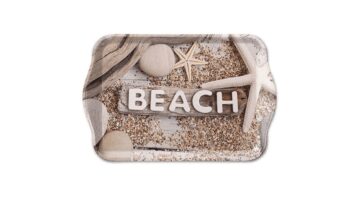 AMB.13715885 Beach Wood műanyag kistálca 13x21cm