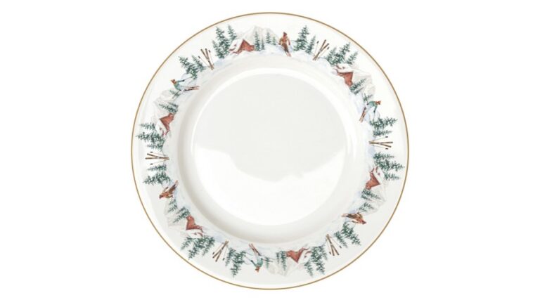 R2S.942CHAL Porcelán lapostányér 26