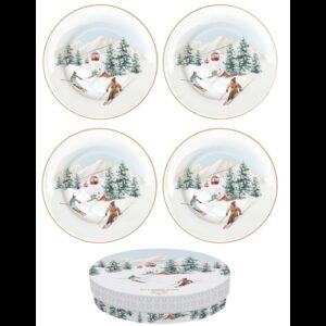 R2S.924CHAL Porcelán desszerttányérszett 4db-os