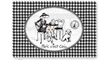 R2S.350CHIC Műanyag tányéralátét 45x30cm