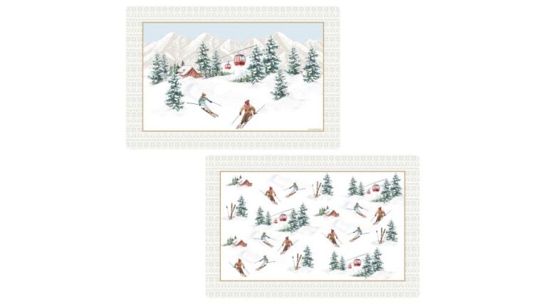 R2S.320CHAL Műanyag tányéralátét kétoldalas 45x30cm