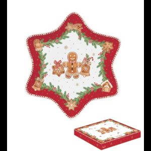 R2S.1484FANG Porcelán csillagtálca 22