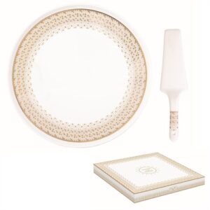 R2S.1112FESV Porcelán tortatál lapáttal
