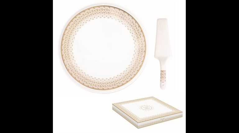 R2S.1112FESV Porcelán tortatál lapáttal