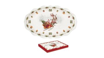 R2S.2786NOCH Porcelántálca ovál