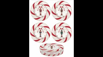 R2S.924NTWI Porcelán desszerttányérszett 4db-os