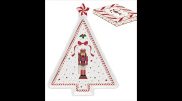 R2S.1325NTWI Porcelán fenyőtálca 21x16cm