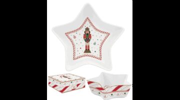 R2S.1323NTWI Porcelán csillagtál 15x5cm