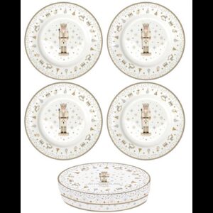 R2S.1100RNUT Porcelán desszerttányérszett 4db-os