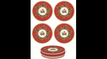 R2S.924CHBE Porcelán desszerttányérszett 4db-os