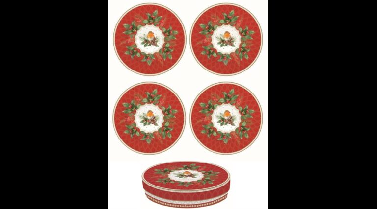 R2S.924CHBE Porcelán desszerttányérszett 4db-os