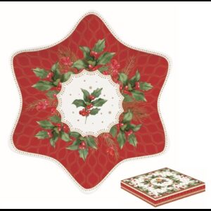 R2S.1484CHBE Porcelán csillagtálca 22