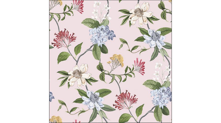 AMB.13318285 Floral mix lilac papírszalvéta 33x33cm