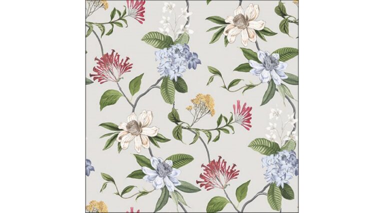 AMB.13318287 Floral mix grey papírszalvéta 33x33cm