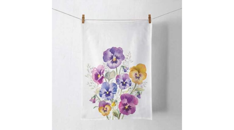 AMB.17818165 Pansies konyharuha 50x70cm