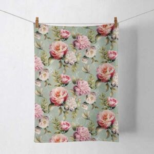 AMB.17818130 Peonies composition green konyharuha 50x70cm