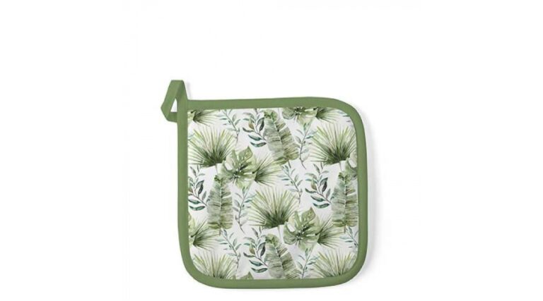 AMB.16518215 Jungle leaves white edényalátét 20x20cm