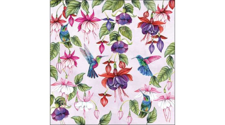 AMB.13318200 Fuchsia papírszalvéta 33x33cm