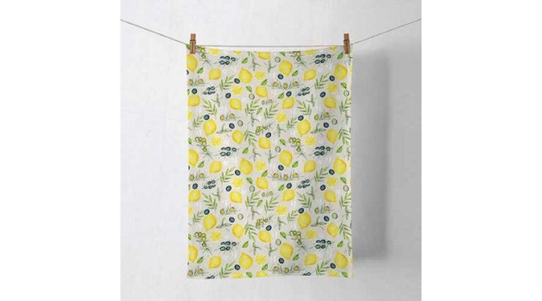 AMB.17818450 Olives and lemon konyharuha 50x70cm