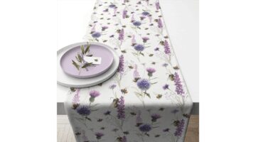 AMB.16617500 Bumblebees in the meadow asztali futó 40x150cm