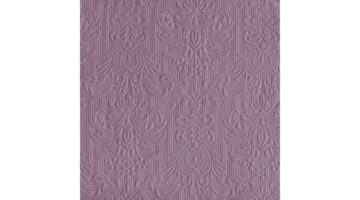AMB.13307905 Elegance Pale lilac dombornyomott papírszalvéta 33x33cm