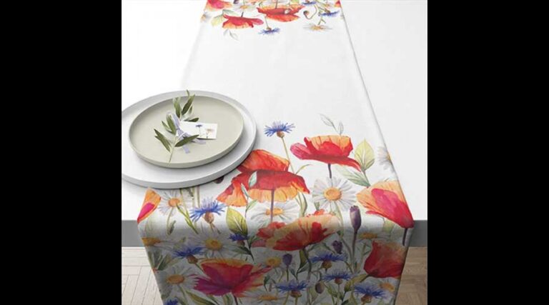 AMB.16618640 Poppies and cornflowers asztali futó 40x150cm