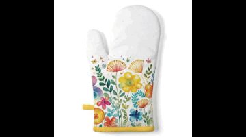 AMB.16418430 Vibrant spring white edényfogó kesztyű 18x30cm