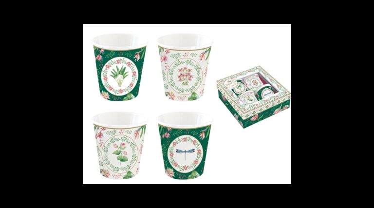 R2S.176BOCH Porcelán kávéspohár 4db-os szett