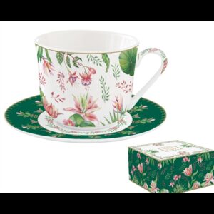 R2S.1182BOCH Porcelán reggelizőcsésze+alj 370ml dobozban