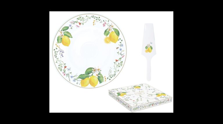 R2S.1112FCIT Porcelán tortatál lapáttal