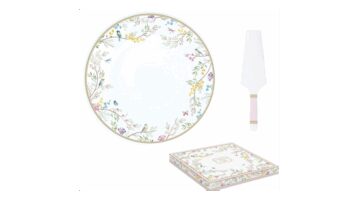 R2S.1112BIME Porcelán tortatál lapáttal