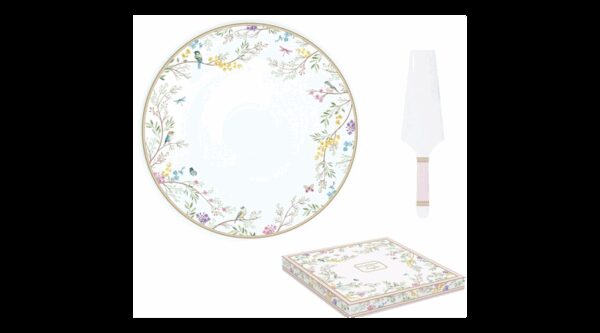 R2S.1112BIME Porcelán tortatál lapáttal