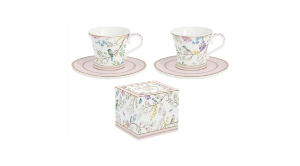 R2S.1787BIME Porcelán eszpresszócsésze+alj 80ml