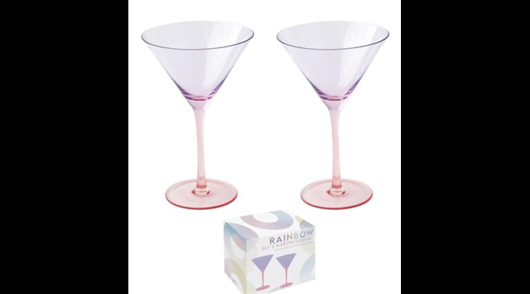 R2S.4006RAVR Martinis üvegpohárszett 2 db-os