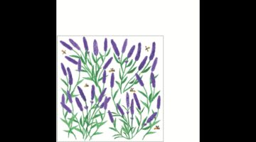 PPD.B125002560 Tracey's Lavendula papírszalvéta 25x25cm