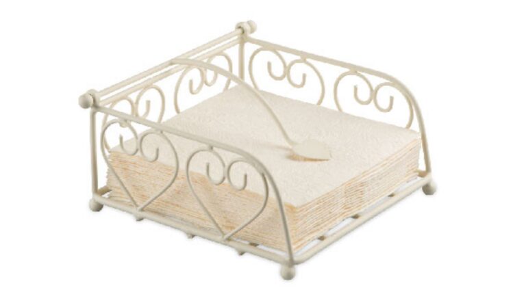 AMB.19402145 Fém szalvétatartó fekvő coctail krém